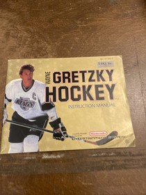 Wayne Gretzky's Hockey w/Manual White Jersey Variant NES Nintendo