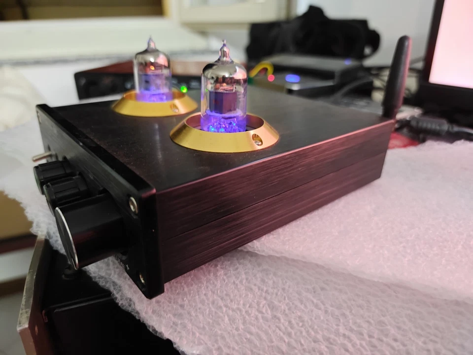 PJ.MIAOLAI M8 HiFi Amplificatore Bluetooth 6J1 Electron Tube TPA3116 - Immagine 3 di 4