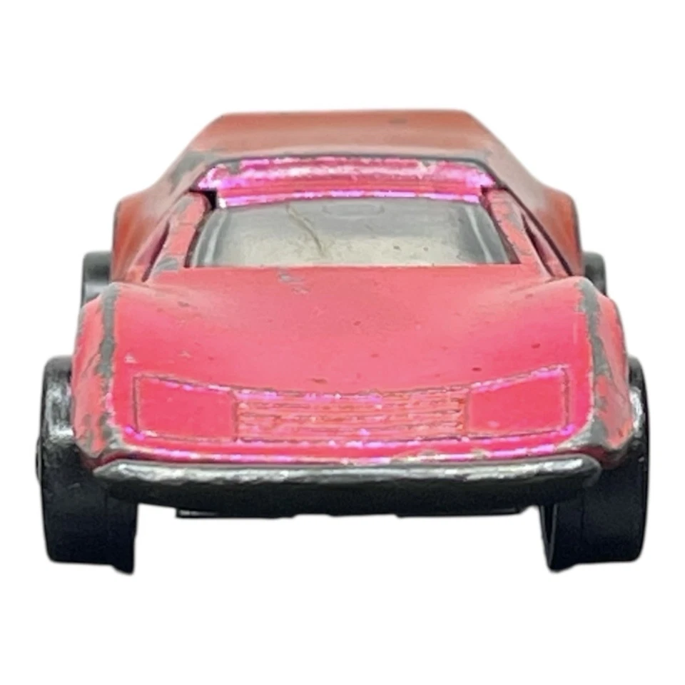 De colección 1969 Mattel Hot Wheels Redline Rojo Tri Bebé Rosa Delantero Rojo Trasero 🍎 ✨ Foto 3 de 4