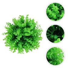 1pc Artificial Grass Ball Pendant Wedding Grass Ball Decor (Green) false plant
