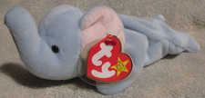 Ty Beanie Baby Peanut the Elephant  DOB January 25, 1995 MWMT Free Shipping