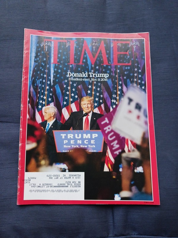 Time Magazine November 21,  2016 Donald Trump President-elect, Mike Pence