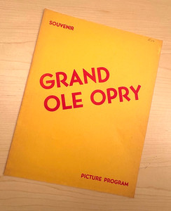 VTG Grand Ole Opry Souvenir Picture Program-1952-MARTY  ROBBINS, WEBB PIERCE ETC
