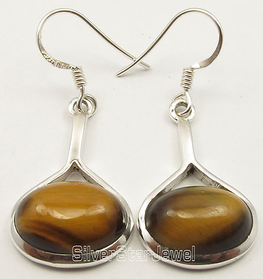 925 Silver BROWN TIGER'S EYE UNUSUAL HOT Earrings 3.9 CM 5.7 Grams JEWELRY STORE | eBay 925 Silver BROWN TIGER'S EYE UNUSUAL HOT Earrings 3.9 CM 5.7 Grams JEWELRY STORE | eBay