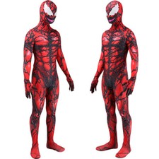 Venom Carnage Jumpsuit Cosplay Costume Bodysuit Halloween Zentai Adult Kids
