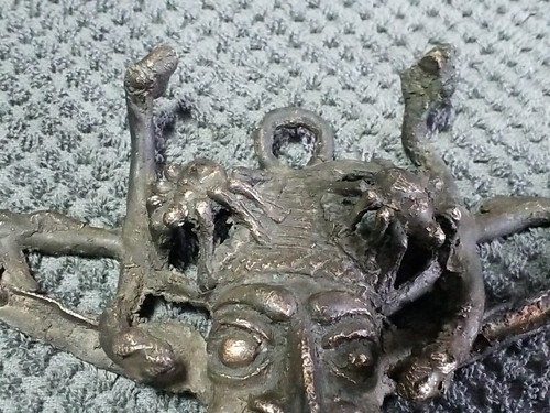 old figure of the devil Mephistopheles, used - Picture 2 of 18