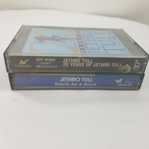 Jethro Tull Thick As A Brick & 20 Years of - Cassette Tape Lot of 2 - Picture 3 of 9