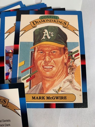1988 Donruss Diamond Kings 27 Card Baseball Set Cal Ripken Mark McGwire - Picture 3 of 9