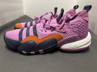Adidas Trae Young 2 Stratosphere Lilac Orange Shoes H06483 Size 10.5 New W Tag Adidas Trae Young 2 Stratosphere Pulse Lilac Basketball  main image 4