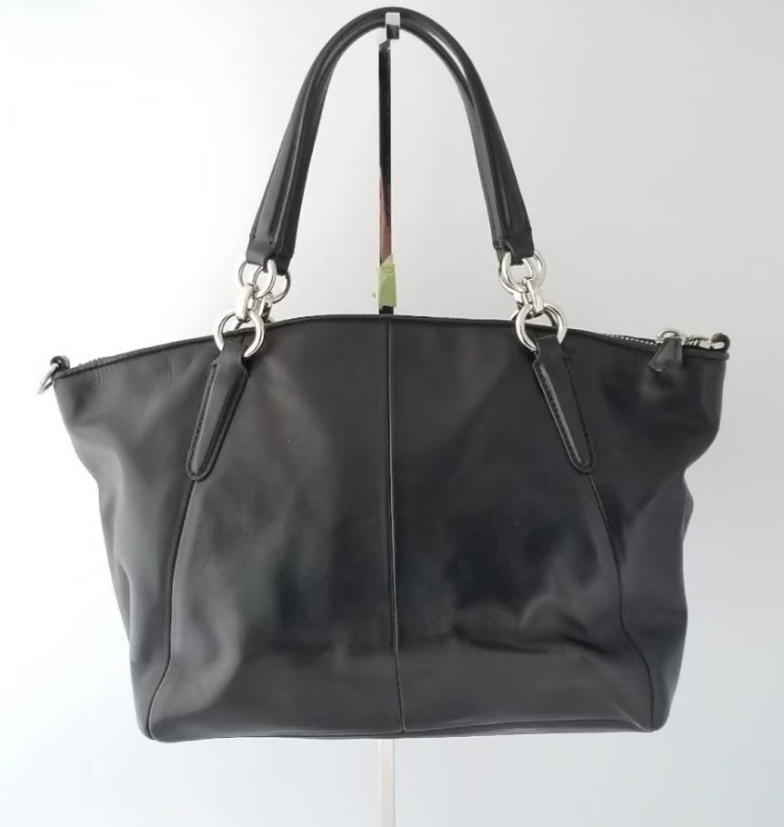 Coach Kelsey Black Patchwork Tote/Crossbody Bag image 3