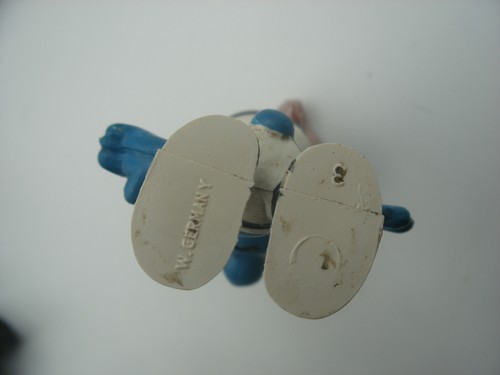 PVC Puffi SMURF SCHLUMPF ancien Schleich GERMANY Schtroumpf Prisonier 2.0010 - Picture 3 of 3