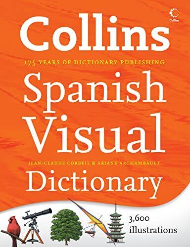 Collins Spanish Visual Dictionary by Unknown Hardback Book The Cheap Fast Free - Zdjęcie 1 z 2