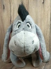 Disney Store Authentic Winnie The Pooh Eeyore 12'' Plush w/ Detachable Tail