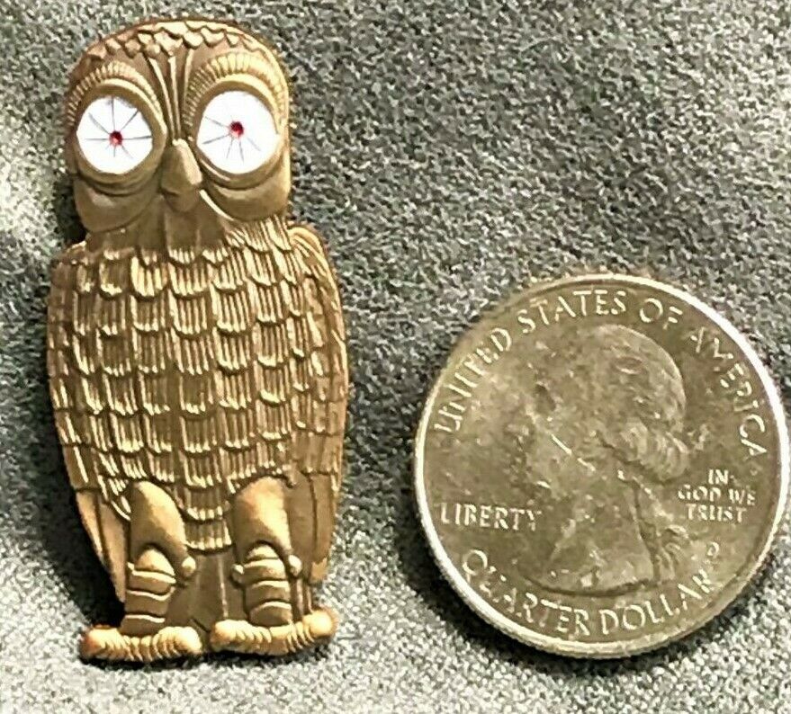 Owl Brooch / Pin - Bubo from Clash of the Titans – West Wolf Renaissance