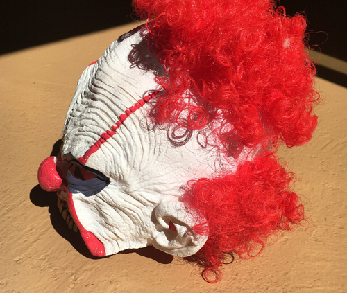 Sanitized Halloween Mask Twisty The Chinless Clown Popular Horror Scary Latex - Picture 2 of 9