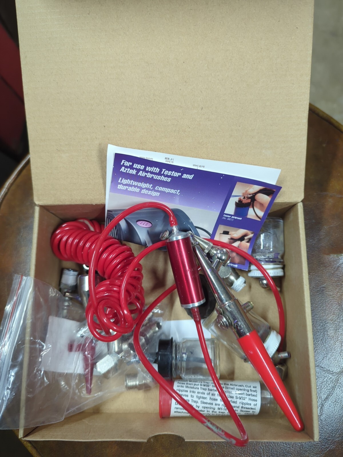 Vintage Testors Air Brush Compressor & Passche Air Brush + Parts eBay