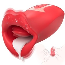 Licking Sucking Vibrator Clit Sucker Dildo G-spot Massager Sex Toy for Women