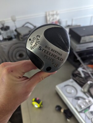 CALLAWAY Big Bertha Steelhead PLUS DEGREE 3 Fairway WOOD REGULAR FLEX STEEL