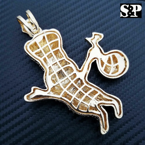 Hip Hop Iced Large Doughboy Pendant & 18" 20" 24" Cuban Chain Bling Necklace - 第 9/33 張圖片