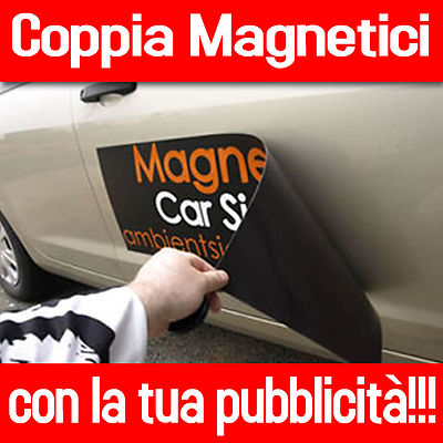 Targhe Magnetiche Pubblicitarie Per Auto - 2 Pezzi 60x45 Cm, Spessore 0.8mm, Per Veicoli Commerciali - Foto 6