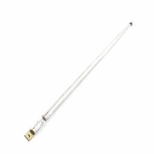 19.5cm to 60.5cm 4 Sections Telescoping Antenna Aerial Silver Tone for Radio TV