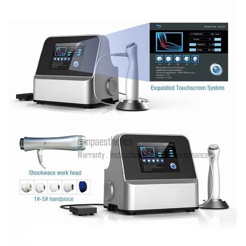ESWT Macchina Terapia Shockwave con 7 Testine Trattamento ED Massaggiatore Sollievo Dolore - Foto 3 di 14