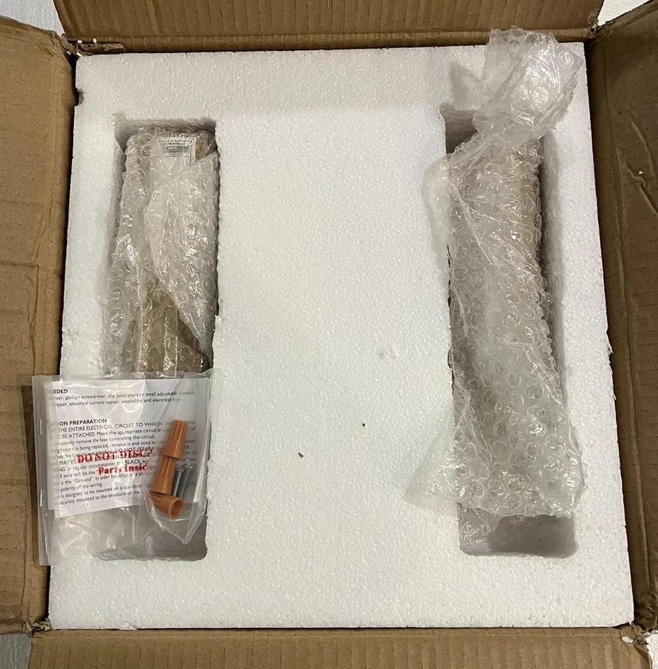 Hudson Valley 822-AGB Cornwall 2-Light Bath Vanity Wall Fixture Aged Brass READ - Image 3 of 4