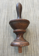 Antique Turned Wood Furniture FINIAL w/ Original Patina Salvaged , reclaimed.