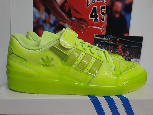 Adidas Forum Low Jeremy Scott Dipped Yellow Fluorescent UK 9 EUR 43 1/3 (GZ8817) - Bild 4 von 8