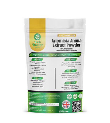 Artemisia Annua Extrakt Pulver Artemisinin 99% reiner süßer Wermut 200g 100g