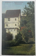 Postcard Germany Rothenburg Topplerschlosschen Kaiserstuhl Topper Castle