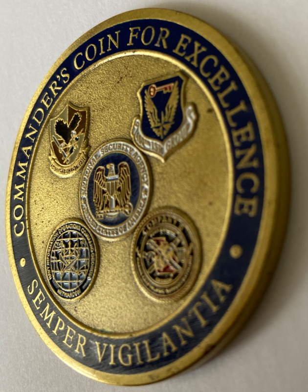 NSA / CSS GEORGIA FT GORDON GA COMMANDERS COIN 4 EXCELLENCE battled ...