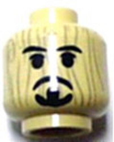LEGO Piratas del Caribe 1 cabeza para minifigura Capitán Jack Sparrow 3626cpb0580 - Imagen 1 de 1