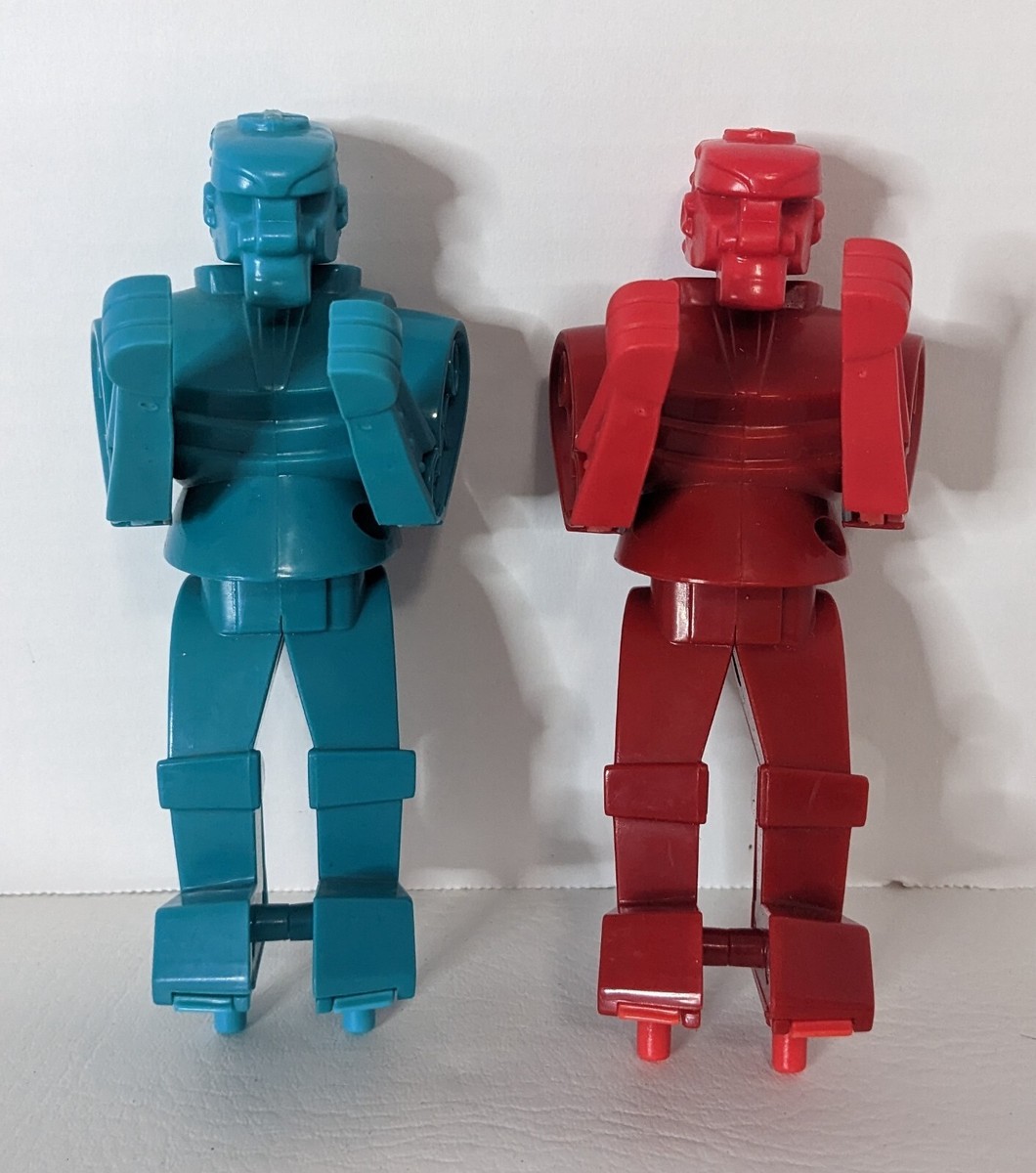 Vintage Rockem Sockem Blue Bomber Red Rocker Boxing Robot Toy