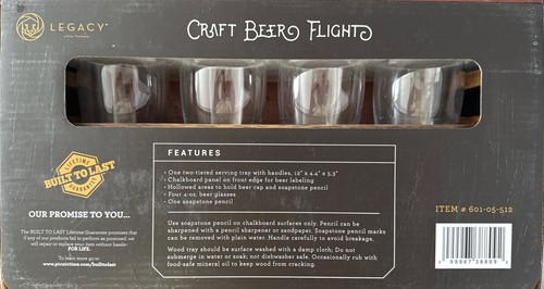 Campionatore bevande volo birra artigianale in legno - Foto 2 di 2