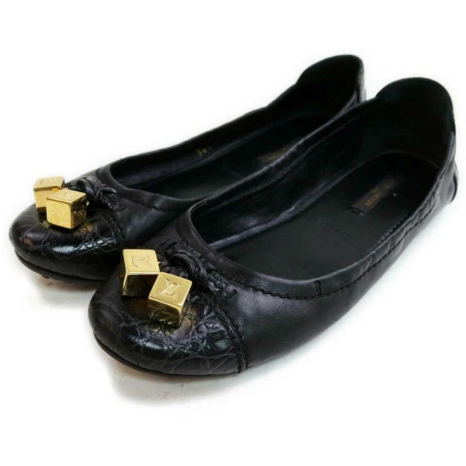 Louis Vuitton - Authenticated Heel - Cloth Black Plain for Women, Good Condition