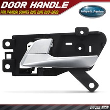 Front or Rear Driver Silver Interior Door Handle for Hyundai Sonata 2015-2023
