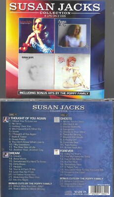 SUSAN JACKS COLLECTION-GHOSTS/FOREVER/DREAM/I THOUGHT OF YOU AGAIN-4 LPS/2 CDS