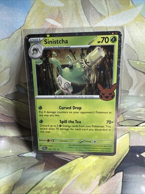 Pokmon TCG Halloween Trick Or Trade 2024 Sinistcha #22/167 Cosmos Rare |  eBay