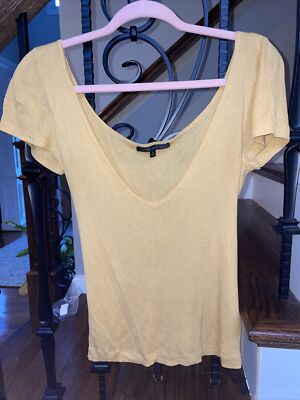 David Meister Womens top m silk/cotton