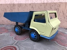 VINTAGE CAR Metal USSR TIN TOY DUMP TRUCK
