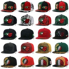 MEXICAN MEXICO Hat Eagle Aguila Aztec Snapback Flat Bill Cotton Baseball Cap