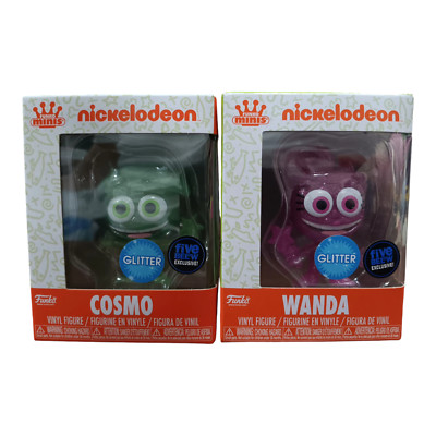 Funko Nickelodeon The Fairly OddParents Wanda & Cosmo Glitter Vinyl Figures