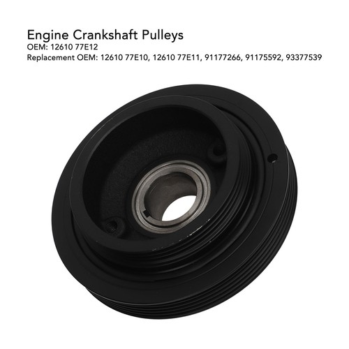 Engine Crankshaft Pulleys 12610 77E12 Harmonic Balancer Belt Pulley For