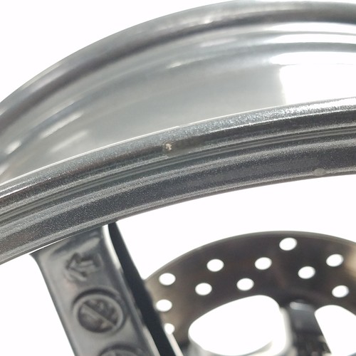2003 03-05 APRILIA TUONO 1000 OEM REAR WHEEL BACK RIM ROTOR HUB * STRAIGHT - Imagen 2 de 12