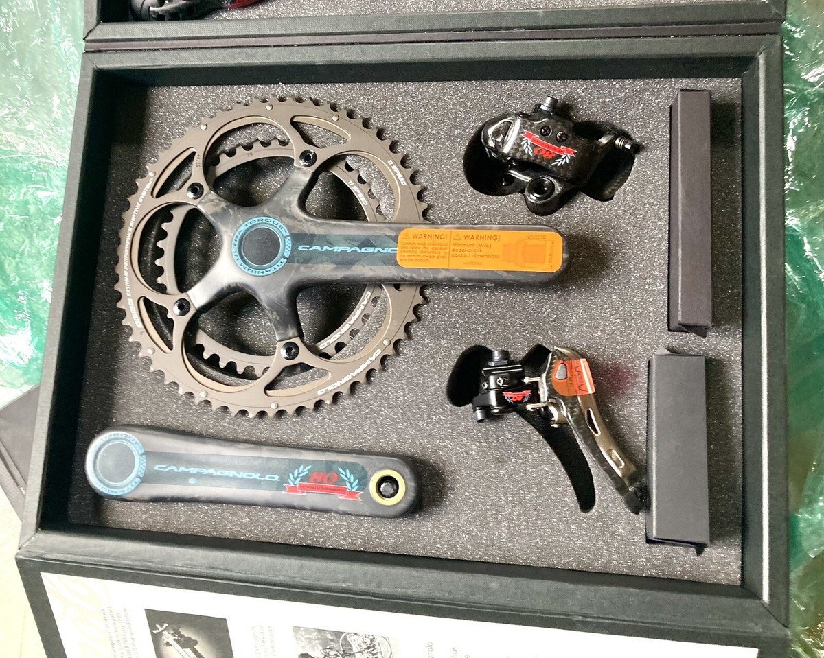 Campagnolo super record 80th 4点セット　新品未使用 New in Box!!! Campagnolo 80th Anniversary Groupset | eBay