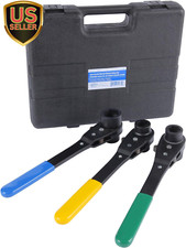 Tool 02930 LVDSSET Value Line Thru-Bolt Dual Socket Ratchet Wrench Set