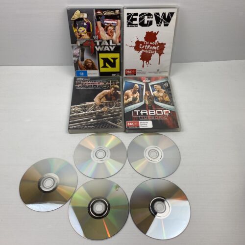 WWE Pro Wrestling 22 DVD Lot Extreme Rules Judgement Day Hell in a Cell Reg 4 - Picture 11 of 12