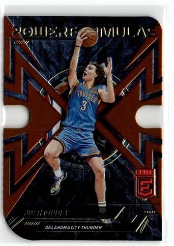 2022-23 Donruss Elite Power Formulas Orange Josh Giddey #7 Oklahoma City Thunder