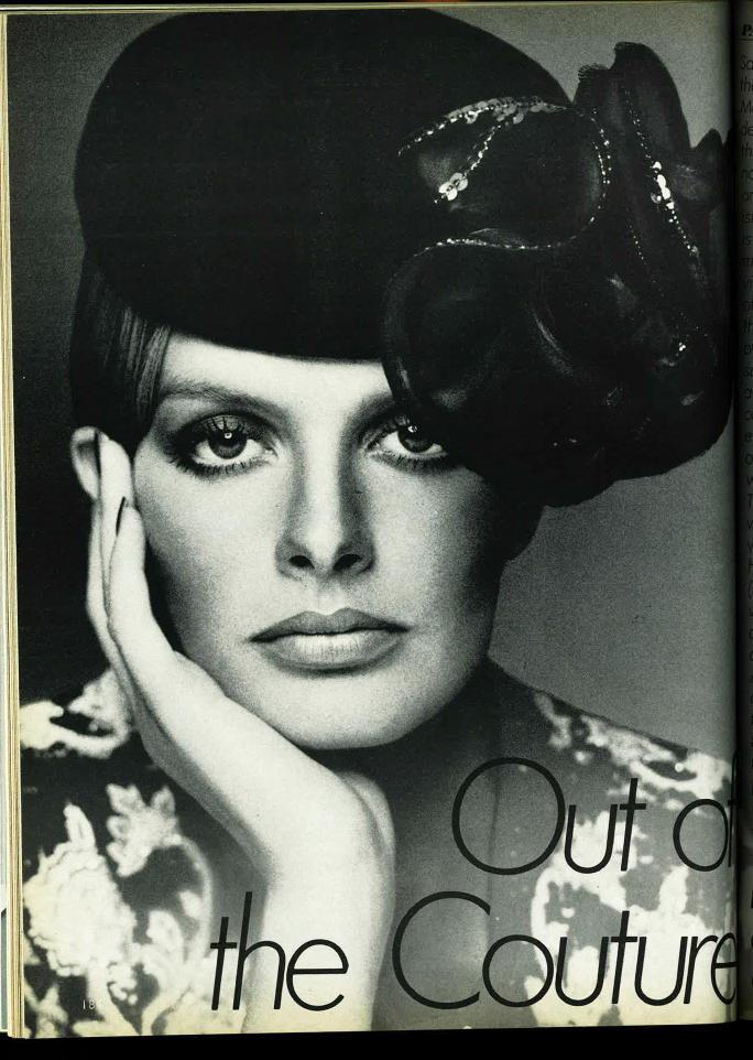 VOGUE-OCTOBER 1974-RENE RUSS0 by SCAVULLO-COUTURE-HELMUT NEWTON